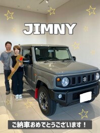 祝！O様にジムニーをご納車しました